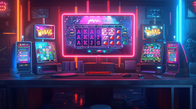 Studio live dealer Sic Bo di mandalatoto dengan tiga dadu dan meja permainan